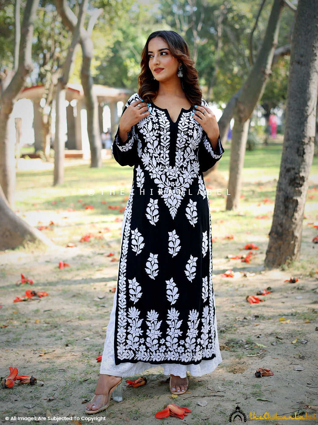 WHITE KURTI AND BLACK PALAZZO SET, Size : M, XL, XXL, Stitch Type :  Stitched at Rs 899 / Piece in Jaipur